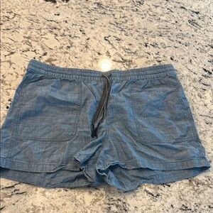 Blue Women's Chambray Shorts